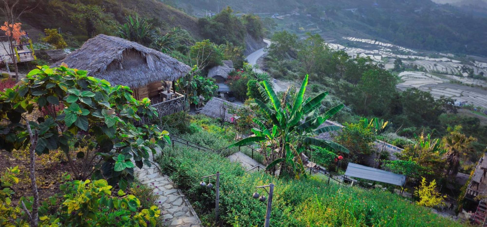 Ecolodge Ke Nenh Dien Bien Ban Hin Lom Dış mekan fotoğraf